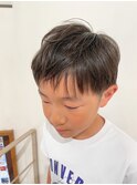 キッズカット×アシメショート