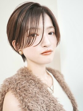 グリッター 仙台中央店(GRITTERs) ハンサムショートボブ/丸みショート/前髪/20代30代40代