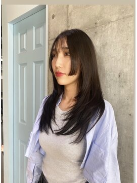 ワンズ リー 上大岡店(One's ly) 姫カット韓国レイヤー_コリアンブラックくびれミディ