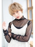 【Totia本通】ハイトーン大人ショート×シルキーベージュ
