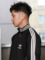 メンズサロン ブロック(Men's Salon bloc) 刈り上げ　メンズショート　クセ毛風パーマ　強めパーマ　20代
