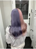 ダブルカラーグレージュカラーケアブリーチハイトーンカラー韓国