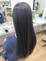 美容室サンク(CINQ) 青みグレージュカラー