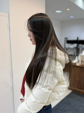 ミニヨン バイ ハピネス 高の原店(mignon by Happiness) 顔まわりカット　髪質改善トリートメント