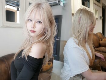 ラベル 渋谷(LAVEL)の写真/【ダメージレスに、理想のカラーへ】ケアブリーチ取扱い◆ダメージを抑えてツヤと潤いのある髪をキープ♪