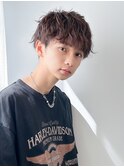 シャドウパーマメンズマッシュ刈り上げツイスパ☆横浜
