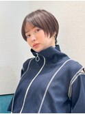 イメチェンショート美髪ワイドバングレイヤー髪質改善/立川