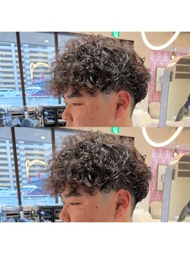 髪屋 紬 メンズ/メンズパーマ/メンズカット/波巻きパーマ