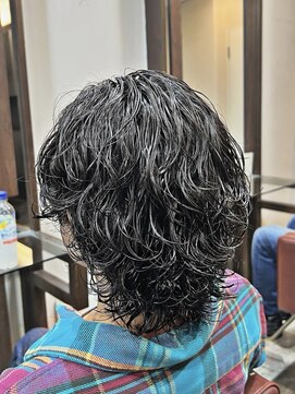 ハイパー(HYPER) 黒髪サーフカール(メンズ/サーフカール/メンズパーマ)