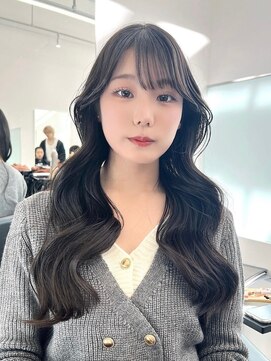 ニトバイアンキシム(nit by ahnkism) 韓国風レイヤーカット顔まわりくびれオルチャン堀江