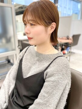 キートス 高知店(kiitos) ○あご下パツっとタイトなミニボブスタイル10代20代30代