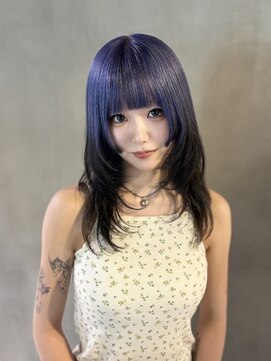 アマトウキョウ アユンチェ(AMA TOKYO×AYUNCHE) ロングウルフレイヤー×ルーツデザインカラー