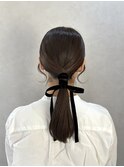 タイトローポニーアレンジ