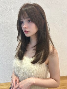 ユーフォリア 青山(Euphoria) 大人レイヤー&ヘーゼルベージュカラー