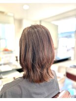 ビーズ ノイ(BEE´Z ＮＥＵ)&nbsp;大人ガーリー外はね&オレンジブラウン1.18