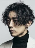 メンズパーマ20代30代カットシェービング　眉毛カット岐阜市