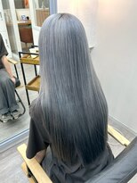 リアン(Lien)&nbsp;デザインカラー/ブルーシルバー/ストレートヘア