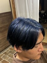 テントヘアー(tent hair)&nbsp;ブルーカラー