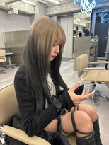 ロテサカエ(Lote.Sakae)&nbsp;着物ヘア/大人ガーリー/ダークアッシュ/似合わせカット/栄