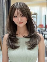 コート 表参道(Cote)&nbsp;レイヤーカット/顔まわりレイヤー/ミントベージュ/ミントカラー
