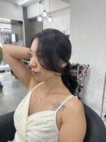 アクション セカンド 心斎橋(ACTION second)&nbsp;結んでも可愛い顔周り