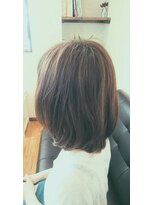 リン ヘアファクトリー アンド アイラッシュサロン(RIN)&nbsp;透明感カラーのやわらかミディアム