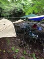 エルバイシオン(aile by sion) 夏はキャンプに行ってます!大自然が最高!!