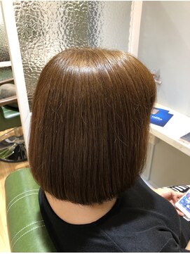 リ ヘアケア(Re hair care) 【Re hair care】艶カラー大人ボブ☆ヘッドスパで髪元気に♪
