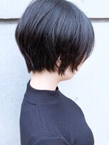 モリオ フロム ロンドン 成増店 小顔ショートボブ_ことりベージュ毛先パー