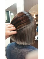 ジェムヘアー(J'aimeHair) ２トーンカラー　外ハネボブ