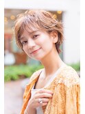 [kate] 大宮　ハニーベージュ×ハネ感ショート