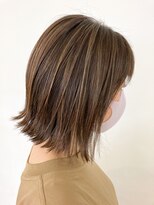 ヘッズ 本八幡店(HEADS)&nbsp;似合わせカット アースカラー くびれヘア デザインカラー