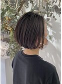 大人ショートボブナチュラルハイライト
