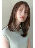 20代30代/大人可愛い/小顔ひし形/ウルフ/ナチュラルボブ