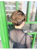 結婚式お呼ばれヘアセット