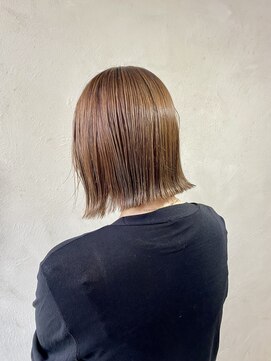 ユッカ 高槻茨木店(YUCCA) 【YUCCA】大人可愛い切りっぱなしボブ