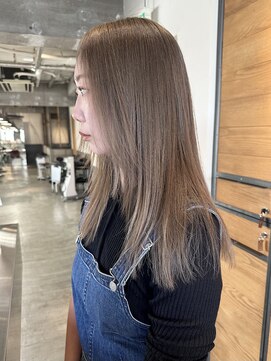 キーン 立川店(keen) 【keen×田中】ブリーチありグレージュ