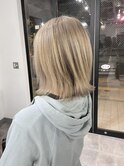 フルブリーチ×ベージュbob