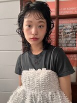 カシェ ホリエ(CACHE HORIE)&nbsp;透明感ブラック×curly hair