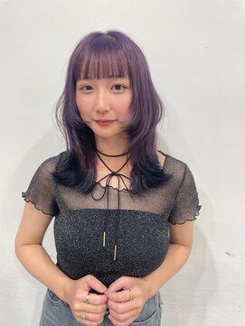 ゼスト 吉祥寺店(ZEST) ラベンダーグレージュ×エンドカラー　吉祥寺桜