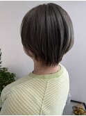 くびれショート/大人ショート/グレージュカラー/30代40代50代