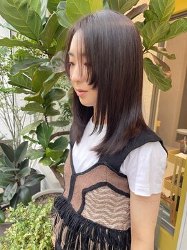 ラベストオイケ(LOVEST OIKE) ナチュラルストレート×グレー系カラー