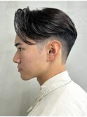 メンズ/センターパート/アップバング/ニュアンスパーマ
