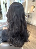 イルミナカラー＊アッシュブラック＊自毛風＊トーンダウン