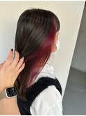 ロング×チェリーレッド