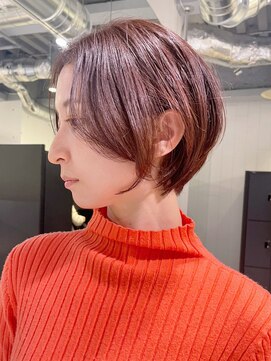 シオン(shion) 似合わせカットメルティカラーマロンベージュ_ba434841