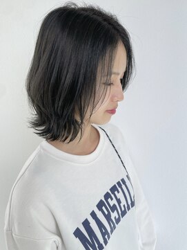 ヌーク(nook.) ミディアムヘア/暗めカラー/グランマッシュ/佐賀駅