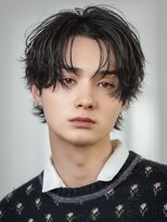 オーシャントーキョーオーバー 渋谷(OCEAN TOKYO OVER)&nbsp;韓国センターパートコンマバングフェザーパーマニュアンスパーマ