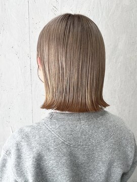 ザヘアメイクシェア(THE -HAIR MAKE SHARE-) シアーベージュ×ブラウンエンドカラー