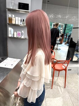 ペレ 梅田(PELE) ホワイトグレージュ/デジタルパーマ/チェリーブラウン/梅田